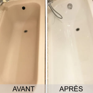 Réalisations de réémaillage de baignoires et douches en Suisse